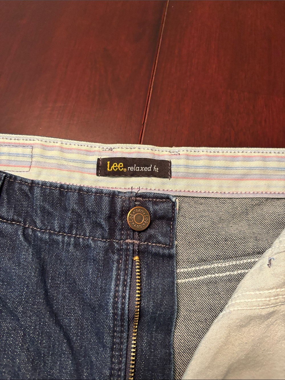 Lee Relaxed Fit Women’s Elastic Waist Jeans - Indigo Blue